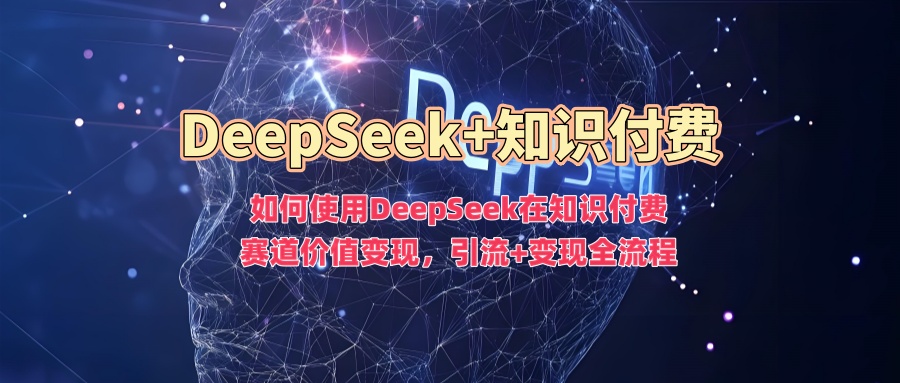如何使用DeepSeek在知识付费赛道价值变现，引流+变现全流程-一知网