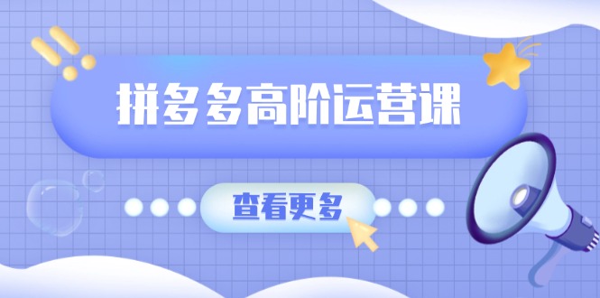 （14327期）拼多多高阶运营课：极致群爆款玩法，轻付费无尽复制，打造单品爆款之路-一知网